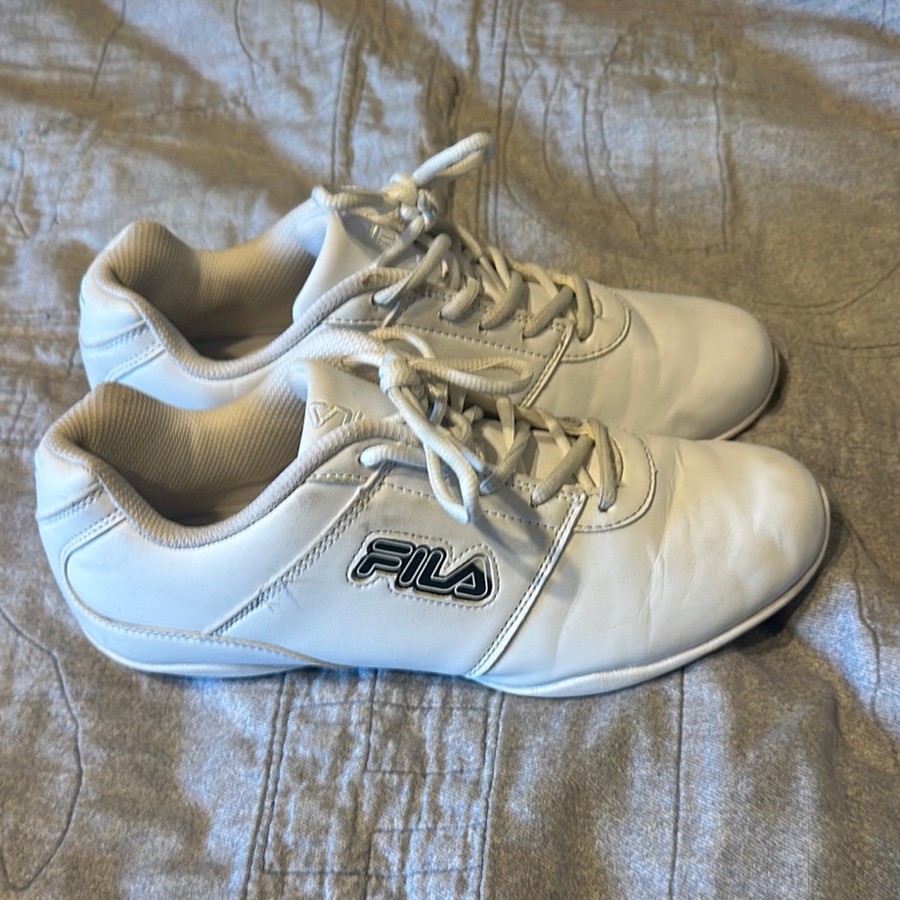 Fila White Drill/Cheer Sneakers Classic